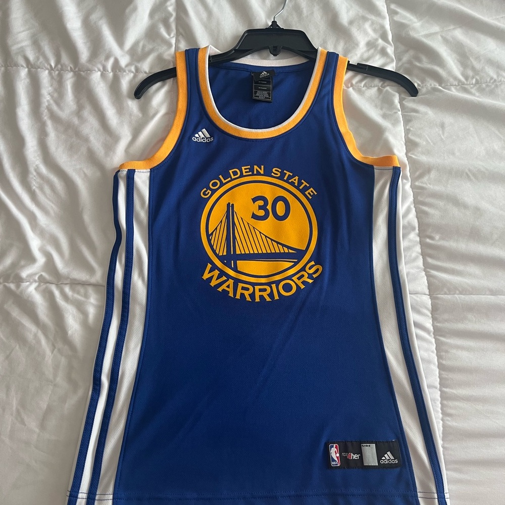 Adidas Golden State Warriors Blue Jersey